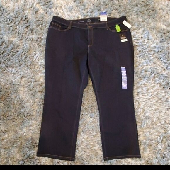 St John's Bay Blue Secretly Slender Jeans - Picture 2 of 7